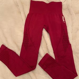 Gymshark maroon leggings